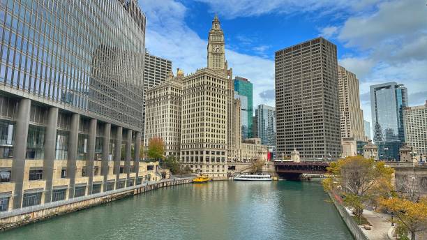 istock Riverside buildings in Chicago. 1783063650