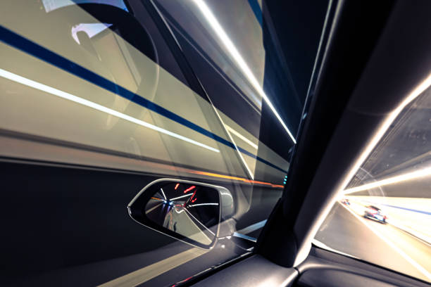 Electric Vehicle Journey Through the Tunnel