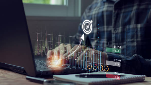 istock Businessman analyzing company financial balance sheet working with digital virtual graphics Businessman calculating financial data for long-term investment growth goals 1783069216