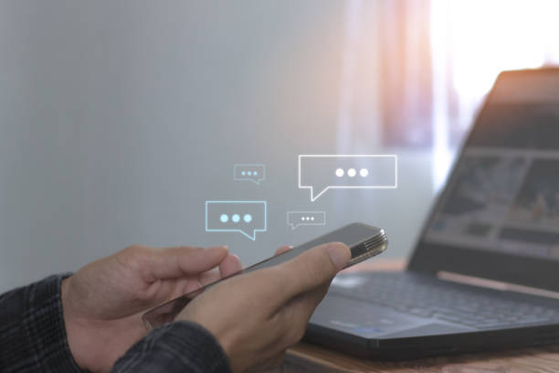 istock hand using smartphone to chat, contact , social media and technology creation concept 1783070912