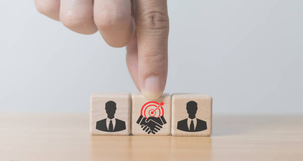 istock Business collaboration strategy concept to create value for customersBusiness development, common business goals and teamwork. 1783070923