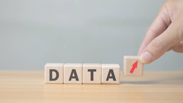 istock Data-driven literacy concepts. business strategy Personalized and contextual marketing Digital Technology for Analytical Skills hand holding wooden cube with arrow icon text 1783079660