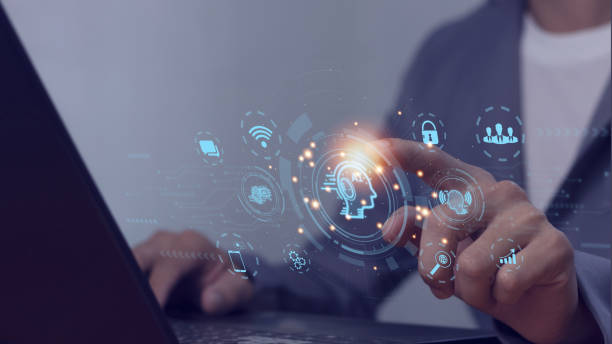 istock Businessmen using laptops developed by OpenAI to create the technology of the future of robotics in online systems. 1783082301