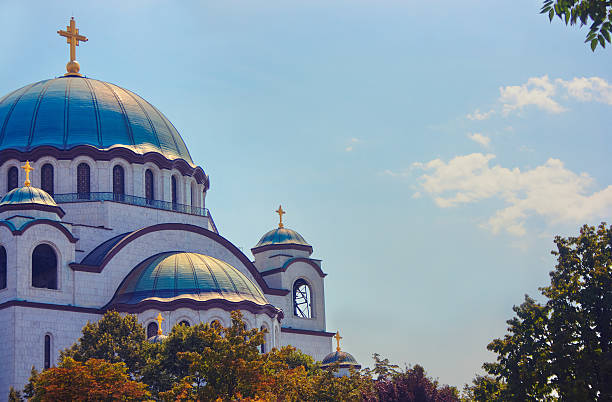 templo de st sava - belgrade churches - fotografias e filmes do acervo