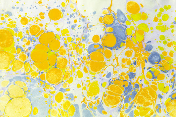 istock ebru art or marbling art on paper abstract background. 1783112868