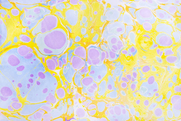 ebru art or marbling art on paper abstract background, liquid marble pattern background