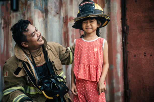 istock Little girl firefighter 1783120936