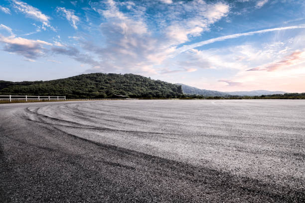 istock Asphalt road and mountain nature scenery 1783203121