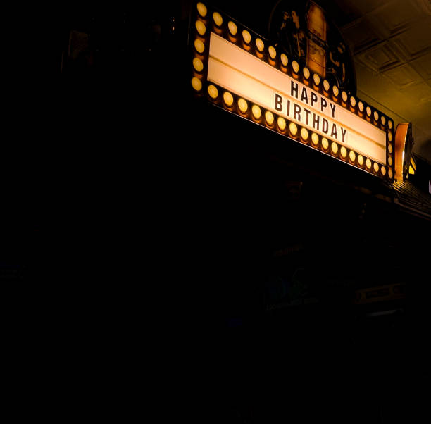 istock Happy Birthday Sign at bar 1783203353