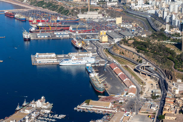 istock Oran, Algeria : aerial view of the port. 1783209321
