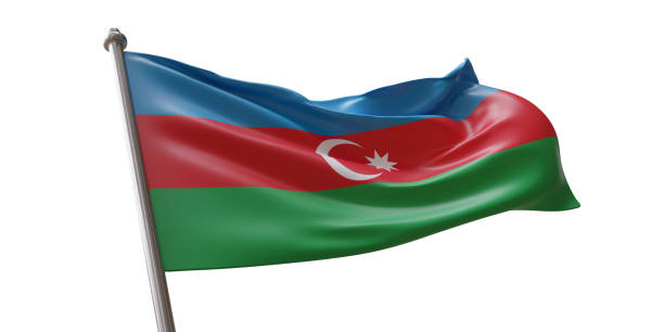 istock Azerbaijan flag waving isolated on white transparent background 1783278213