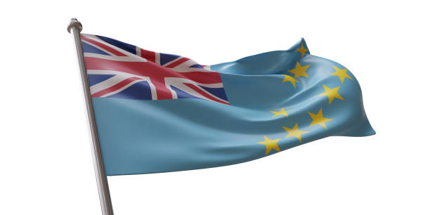 istock Tuvalu flag waving isolated on white transparent background 1783281621