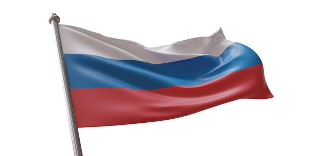 istock Russia flag waving isolated on white transparent background 1783287795