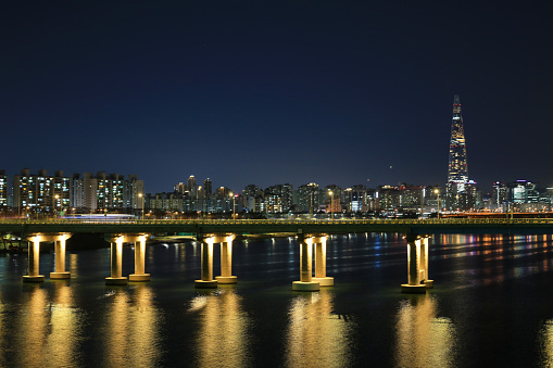 It's the night view of the Han River