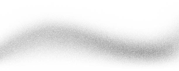 шумная зернистая волна. штрих градиентного фона с песком. эффект спрея с точечной текстурой. векторная зернистая форма. - sand dune audio stock illustrations