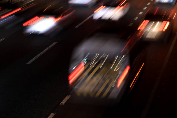 istock Defocused city traffic lights in istanbul 1783352843
