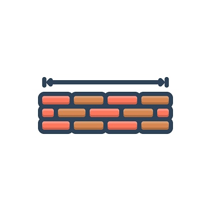 Icon for breadth, sizing, measure, length, measurement, measure, area, wall, scale