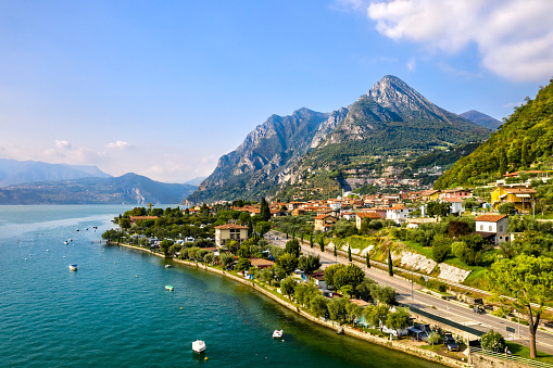 istock Panorama of Marone on Lake Iseo in Italy 1783357211