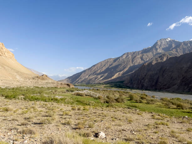 istock Pamir Mountains on the longest river in Central Asia Panj. 1783371881