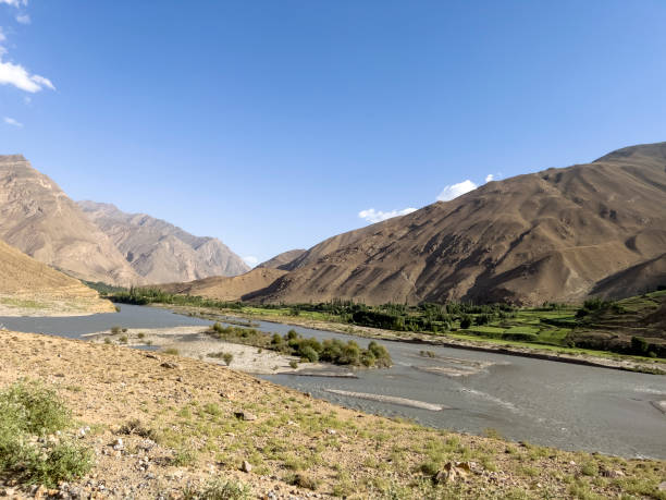 istock Many islands in the Panj River. 1783372303