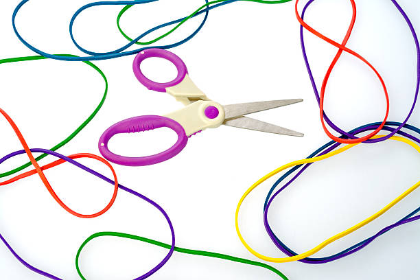 istock scissors and rubber band colors 178337275