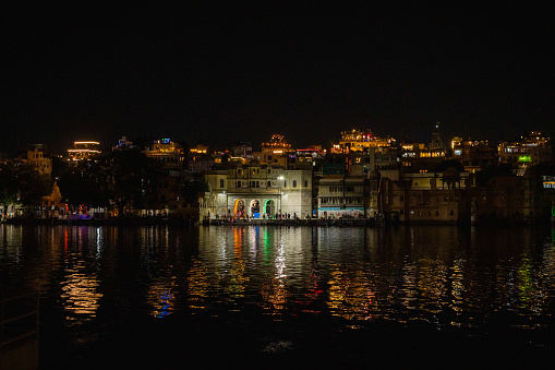 Bagore-ki-Haveli is a haveli in Udaipur in Rajasthan state in India. It is right on the waterfront of Lake Pichola at Gangori Ghat. Amar Chand Badwa, the Prime Minister of Mewar, built it in the eighteenth century.