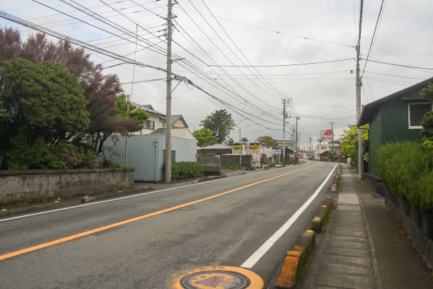 istock Perspective view of empty urban road in Japan. 1783476956