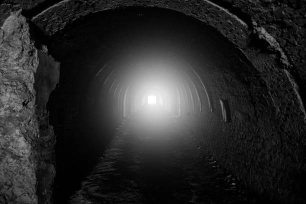 istock Light at the end of the tunnel. 1783486771