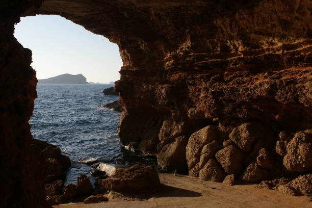istock Beautiful sunset at Cala Compte beach in Ibiza island in Spain. 1783502192