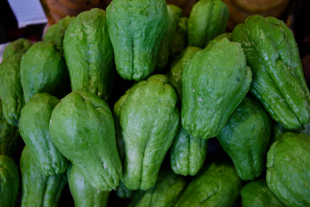 istock Pile of green chayote fruit 1783503367