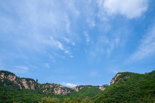 Red Stone Forest scenic spot of Fuxi Mountain, Henan Province, China