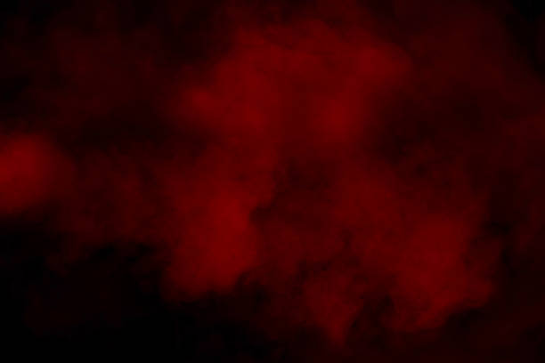 istock Orange and red steam on a black background. 1783528184