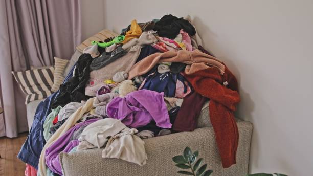 istock Heap of Dry Laundry Clothes before Ironing and Folding 1783535991
