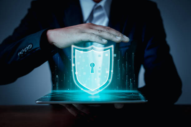 istock Business with technology. Concepts of surveillance and security scanning of digital program cyber futuristic applications. Cyber security is critical to doing business in the era of AI computing 1783551451