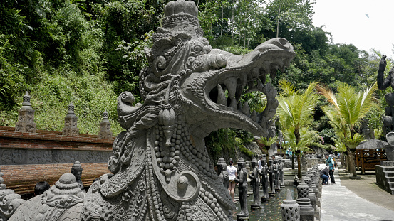 Dragon Sculpture Statue. Taken at Lembah Tumpang, Malang, East Java, Indonesia. February 18, 2023