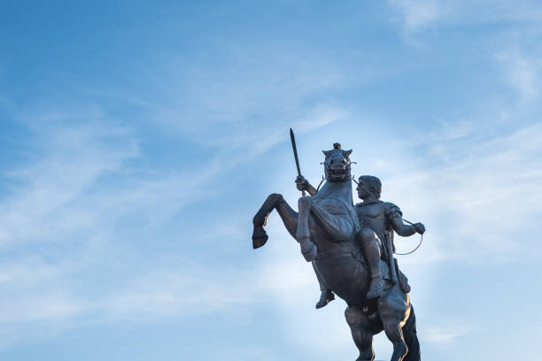 istock Alexander the Great statue in Skopje, Macedonia 1783588338