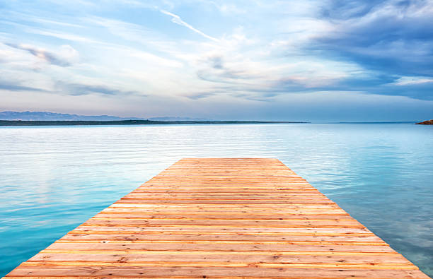 istock Beautiful jetty at sunset or sunrise 178358837