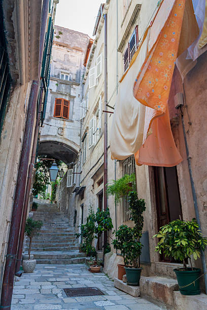 istock Narrow street in Old Town 178360098