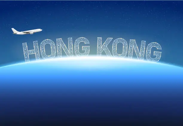 Vector illustration of Travel to Hong Kong