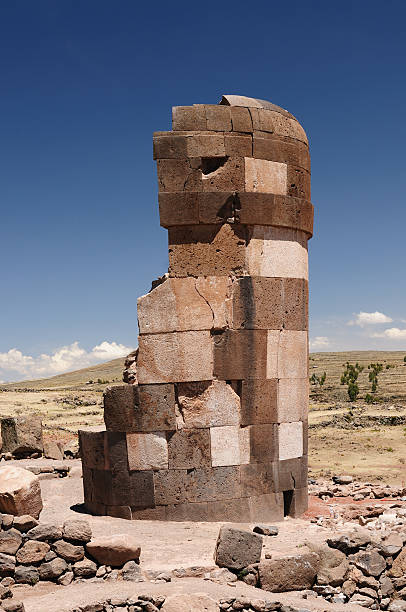 istock Inca ruins in Sillustani, Titicaca lake, Peru 178361235