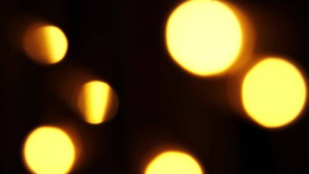 istock Abstract bokeh background in motion. shining, blurred golden particles, lights. bright bokeh from garlands on dark background. New year or Christmas festive backdrop. 1783612640