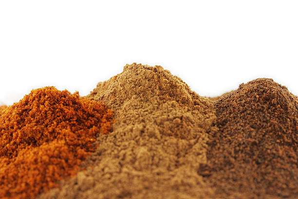 istock Piles of various colourful spices, macro 178361914