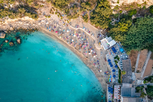 istock Paradise bay beach on a sunset, Malta 1783629419