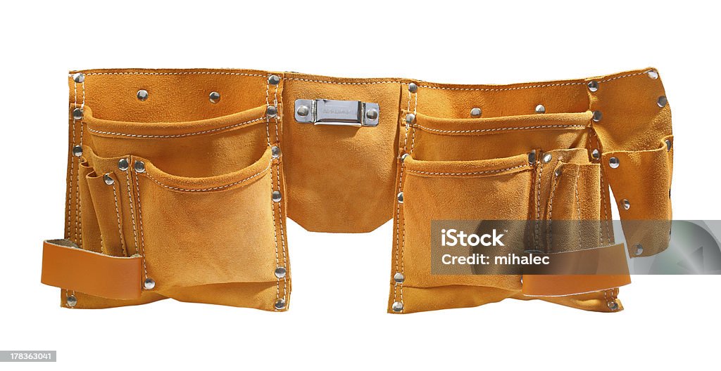 suede working belt Tool Belt Stock Photo