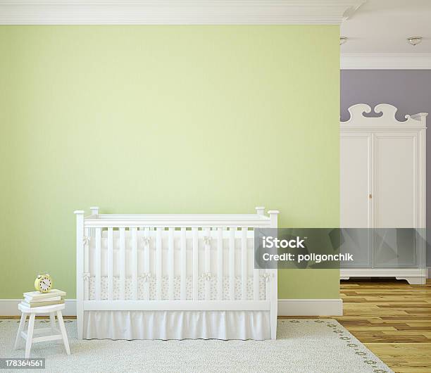 Innenansicht Der Nursery Stockfoto und mehr Bilder von Babybett - Babybett, Wohnraum, Babyzimmer