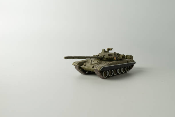 istock Model of the Soviet tank mini on a white background 1783649201