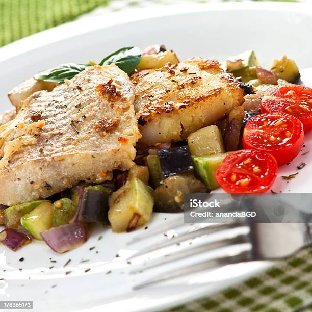 Fish Stock Photo - Download Image Now - Basil, Catfish, Cherry Tomato