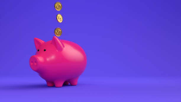 istock Piggy Bank overflowing with golden coins 3d render 1783652249