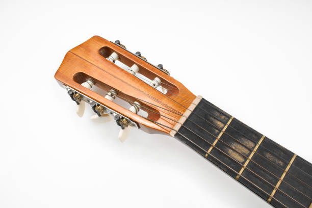 istock Acoustic guitars isolated on white background. Musical instrument. 1783655793