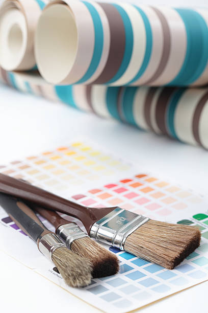 istock Paintbrushes, wallpapers, and color swatch 178365609